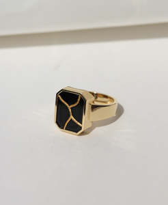 Bespoke 249 - 18k Yellow Gold, Black Spinel