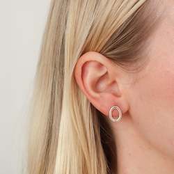 Earrings: Puddle Studs