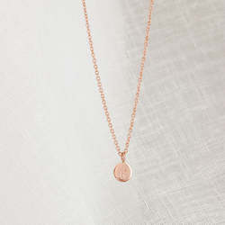 Rose Gold Letter Necklace