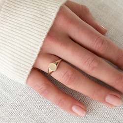 Rings: Oval Signet Ring