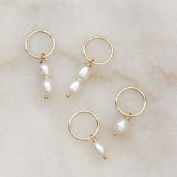 Earrings: Pearl Sleepers