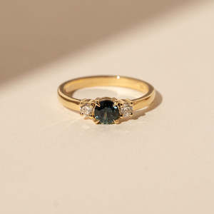 Orbit 0.65ct Round Parti Sapphire