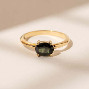 Ready To Wear: East-West 1.21ct Oval Green Sapphire