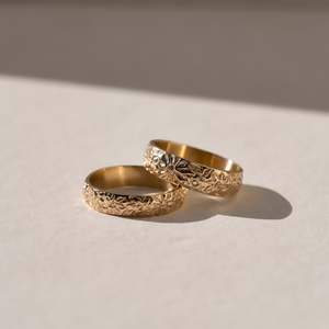 Best Selling Styles: Daisy Engraved Band