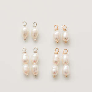 Silver: Pearl Charms