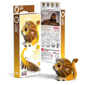 Kids: Lion – 3D Cardboard Model Kit