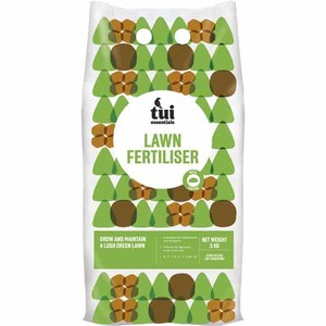 Products: Tui Lawn Fertiliser, 3kg bag