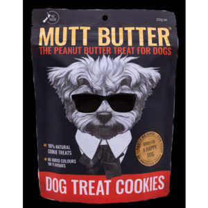 Birds and Animals: Mutt Butter Dog Cookies Original Plain 250g