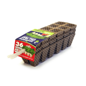 Gardening: Easi Grow Cell Jiffy Cell Tray 4X5Cm Strips – 36 cells