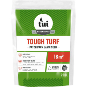 Tui Wgtn: Tui Tough Turf Patch Pack Lawn Seed 200g