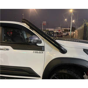 Toyota Hilux 2015 2018 Revo: Stainless Steel Snorkel Black - Suitable for Toyota Hilux 2015–2025 Revo & Rocco