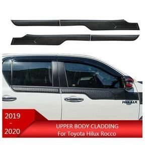 Toyota Hilux 2015 2018 Revo: Body Cladding Upper Side Molding - Suitable for Toyota Hilux  2015 - 2025 Revo/Rocco