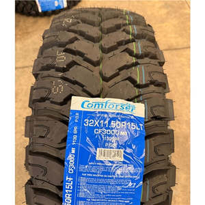 Mud Tyres: 32x11.5R15 113Q 6PR MT – Comforser New Tyre | 4WD / Ute | Mud-Terrain