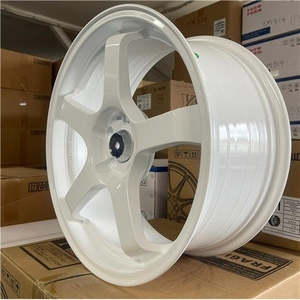 18x8 Alloy Mag Wheels 5x112 White – Set of 4 – VW Audi Mercedes Rims