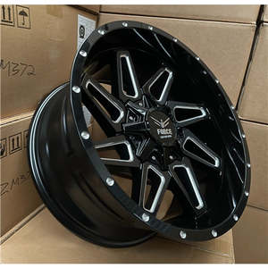 20x10 ET-24 6x139.7 Gloss Black Off-Road Wheels Ranger Hilux Navara – Set of 4
