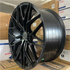 19x8.5 5x114.3 Matt Black Multi-Spoke Alloy Mag Wheels ET38 – Set of 4