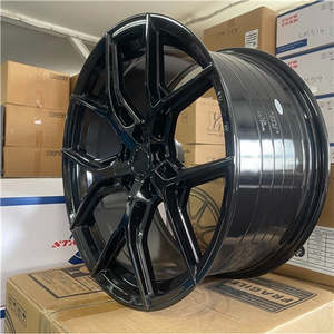 19x9.5 5x114.3 Gloss Black Alloy Mag Wheels ET38 – Set of 4