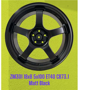 18 Inch Wheels: 18x10 Deep Dish Alloy Wheels 5x100 ET33 Matte Lip – Set of 4