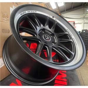 18 Inch Wheels: 18x10 5x114.3 Matt Black Lip Alloy Mag Wheels ET30 – Set of 4
