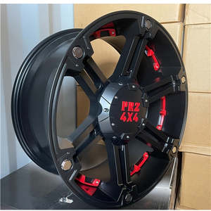 22x10 ET10 6x139.7 Satin Black PRZ 4x4 Wheels Ranger Hilux Dmax – Set of 4