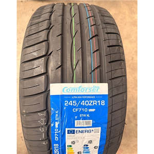 18 Inch Tyres: 245/40R18 97W XL – Comforser New Tyre | Passenger Car | Performance