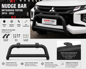 Triton 2019 2022 Mr: Nudge Bar - Suitable for Mitsubishi Triton 2019-2022