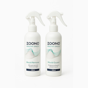 All: Zoono Mould Defence System (2x 250ml Kit): Mould Remover & Long-Lasting Guard