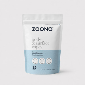 Zoono Body and Surface Wipes (25 pack)