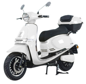 Zoopa Nova Polar White Electric Moped