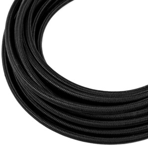 Fittings: 100 Series -16AN Black Nylon Braided Cutter Hose