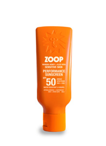 Products: SPF50 Manuka Honey Performance Sunscreen - 90ml - ZOOP - Skincredible Sunscreen