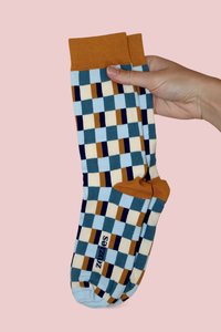 Products: Accessories Women's Plaid Cotton Socks - Zoozies