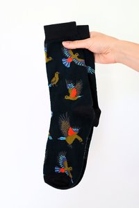 Kea birds - Merino Socks - Zoozies