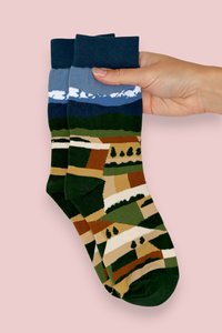 Socks Canterbury Plains Cotton Socks - Women's & Men's - Zoozies