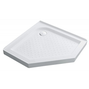 PD90-Corner - Angle/Diamond Shower Tray - Rear Corner Waste - 900x900 - Z.R.J Ba&hellip;