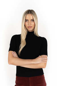 Tops: Humidity VERA TOP | Black