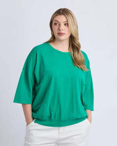 Tops: Elm Mazie Sweat Teal