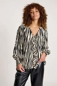 Tops: EB & IVE SAN FRILL TOP | Savanna