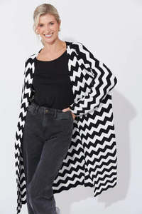Haven Marrakesh Cardigan | White/Kohl