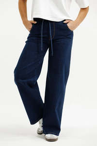 Denim: Home-Lee Palazzo Jeans | indigo Wash