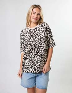 Stella + Gemma Porter Tee Leopard - Leopard