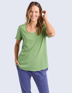 Elm Pima Vee Tee | Forest Green