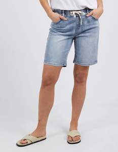 Denim: Foxwood Gabby Bermuda Short Mid Blue