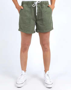 Elm: Emma Relaxed Denim Short Clover