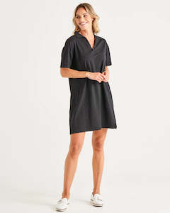 Betty Basics: Betty Basics Deana Polo Dress | Black