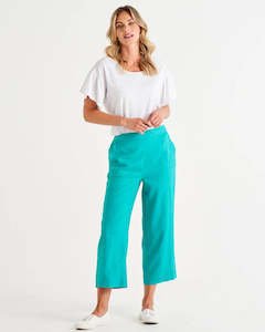 Betty Basics: Betty Basics PARKER PANT | TEAL