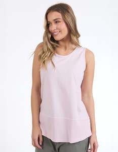 Summer Sale: ELM Rib Tank | Powder pink