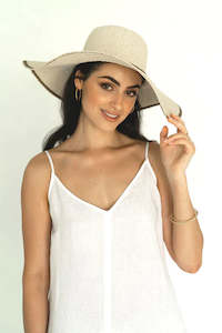 Humidity Monaco Natural Straw Hat