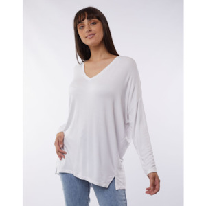 Sale: Little White Lie Grace V- Neck Tee