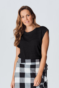 The Others: The Others The Staple Linen Tank - Black